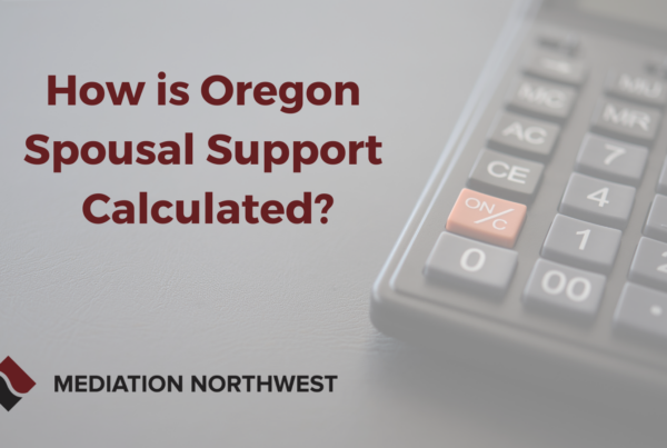 How Is Oregon Spousal Support Calculated